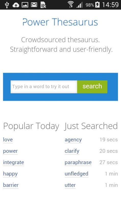 powerthesaurus|power thesaurus online.
